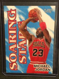 1997-98 Fleer Michael Jordan Shooting Stars Insert Card - K