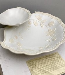 LINEN CLOSET BY LENOX Chip And Dip Platter