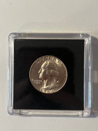 1964-D Uncirculated Silver Washington Quarter