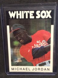 1990s Michael Jordan Novelty Baseball Card - K