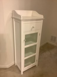 Hallway/Bathroom Cabinet With Glass Door