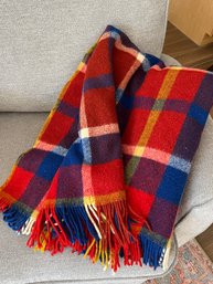 Thick Wool Plaid Blanket 74' X 58'  Cabin Life!