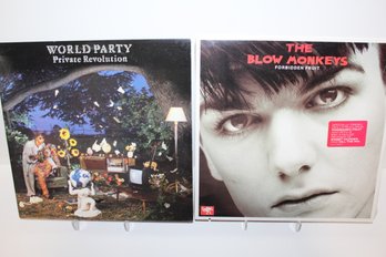 1986 World Party - Private Revolution & 1985 Blow Monkeys Forbidden Fruit Sealed!