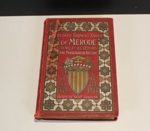 Very Old French Monastery Book, 1898