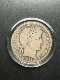 1911 Barber Half Dollar