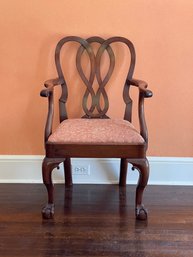 Antique Chippendale Style Armchair