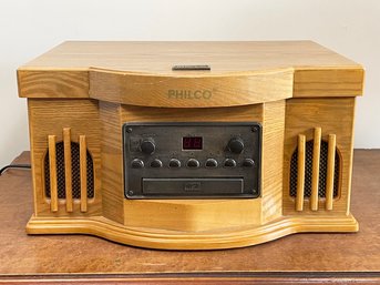 A Philco Record And CD Player