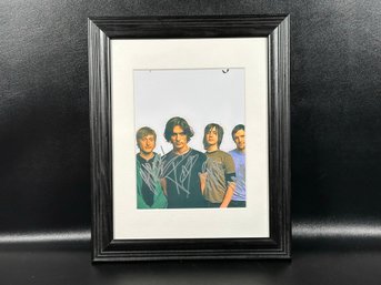 Framed Autographed Band Photo: All American Rejects