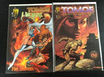 2 Tomoe Comics.  Lot 211