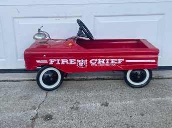 FIRE CHIEF RIDE ON TOY FIRE TRUCK