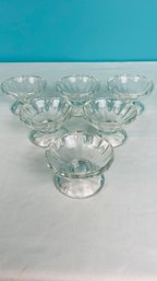 Vintage Pedestal Dessert Bowls - Set Of 6