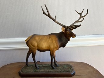 Louis Paul Jonas Studios Bull Elk Figurine