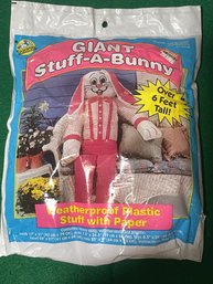 1996 NOS Giant 6 Stuff A Bunny- CT USA Made Easter Outdoor Decor