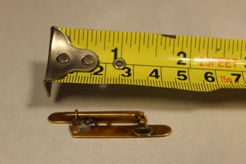 18K Scrap Gold Pin 6.81 Grams