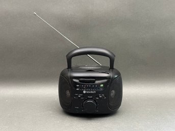 Portable AM/FM Radio With Cassette By Newtech
