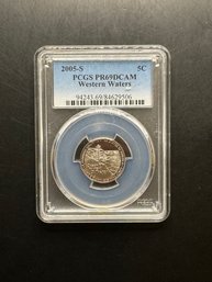 2005-S PCGS PR69DCAM Western Waters Nickel