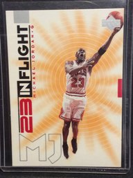 1998 Upper Deck Michael Jordan 23 In Flight Insert Card - K