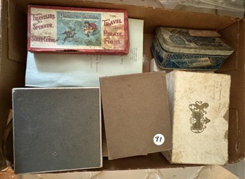 SEVEN ANTIQUE WOOD JIGSAW PUZZLES