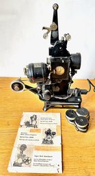 Antique 1920s Pathex Motorized Projector For 9.5 MM Film With Films, France