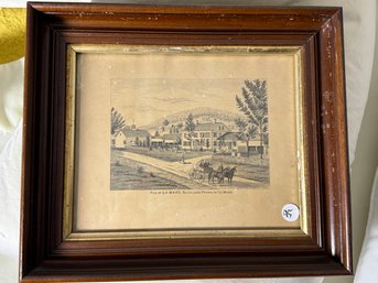 VICTORIAN PRINT OF BUCKLAND, MA