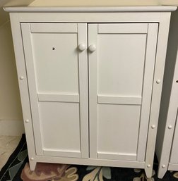Two Door White Cabinet