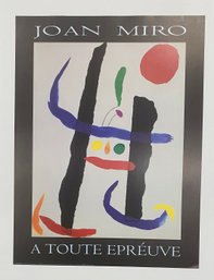 Joan Miro Offset Art Print Poster