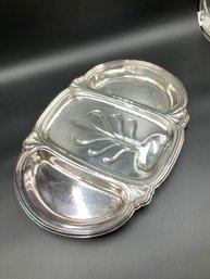 Divided Silverplate Serving Platter