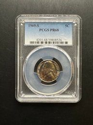 1969-S PCGS PR68 Nickel