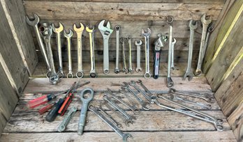 Wrenches And More- Made In USA, Dunlap, Versa Wrench, Mastergrip, Allied, Pittsburgh, Flying Swallow Lot- EE