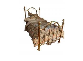 Brass Twin Bed - Headboard Ans Footboard