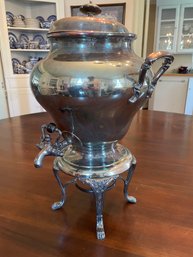 Vintage Silverplated Samovar . 18' Tall