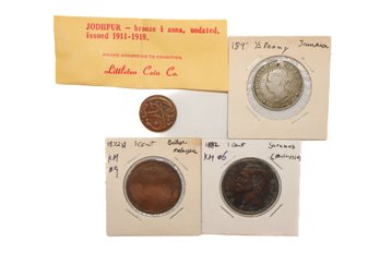 1872, 1882, 1893, & 1918 Foreign Coin Collection