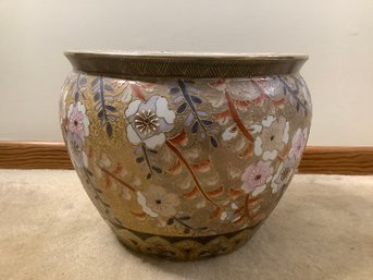 Floral Painted Planter