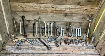 Selection Of Wrenches Sockets And More- Made In USA, Flying Swallow, Dunlap, Forged Steel Etc..lot- FF