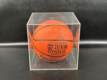 Autographed Sports Memorabilia: Donny Marshall Signed Basketball