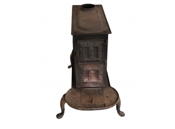 Vintage Cast Iron Parlor Stove