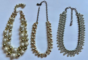3 Vintage Coro Necklaces