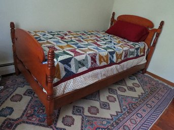 A Twin Size Maple Bed