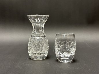 Waterford Crystal: Bud Vase & Pick Holder