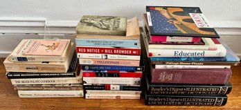 Over 30 Books: Cook Books, Travel, Popular Novels & Postcard Collections