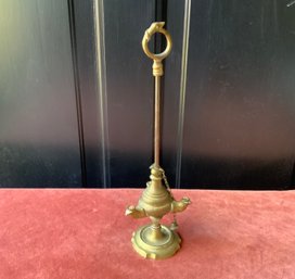 Vintage Whale Oil Brass Lamp