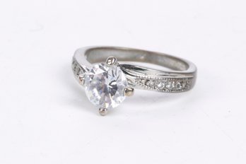 Art Deco Style Engagement Ring - Size 8.75