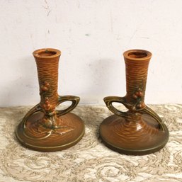 Roseville #1148 Candle Stick Holders