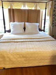 New Neutral Bedding Used Only For Staging- White, Cream & Beige