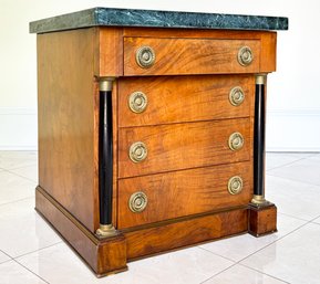A Granite Top Neoclassical End Table, Possibly Maitland-Smith
