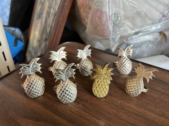 7 Metal Pineapple Napkin Holders