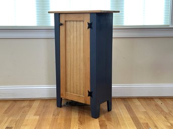 A Vintage Jelly Cabinet In Painted & Natural Wood