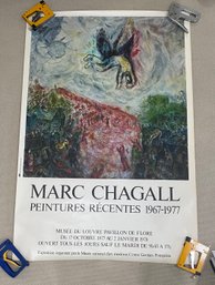 Marc Chagall Oversize Art Lithograph