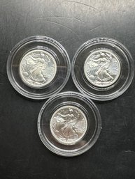 .999 Fine Silver 3 1/10th Ounce Silver Rounds