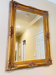 Gilt Mirror, Beautiful Frame, Beveled Edge